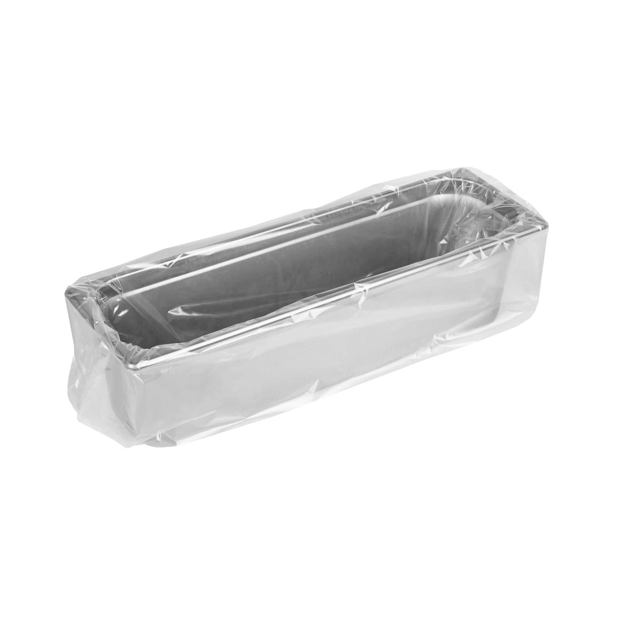 Fresh Hero Nylon Half Size Long Steam Table Pan Liner - 6" Depth - 27" x 14" - 100 count box