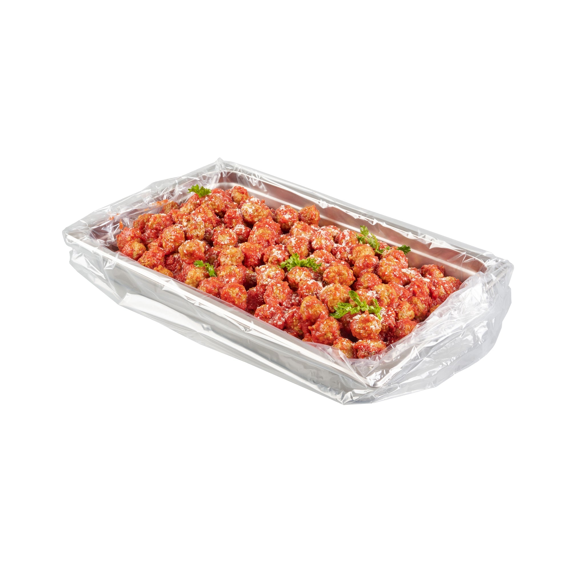 Fresh Hero Nylon Full Size Steam Table Pan Liner - 2.5" and 4" Depth - 34" x 12" - 100 count box