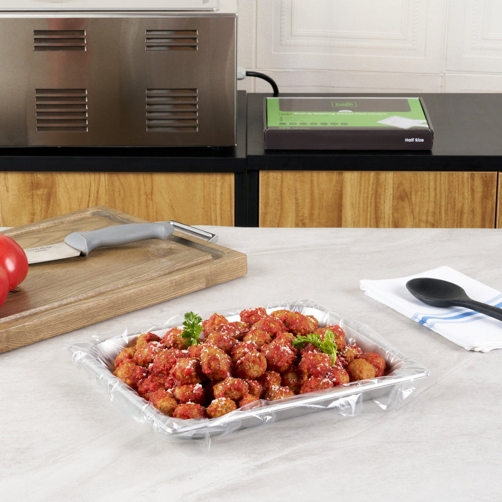 Fresh Hero Nylon Half Size Bun / Baking Sheet Pan Liner - 14 1/4" x 19" - 100 count box