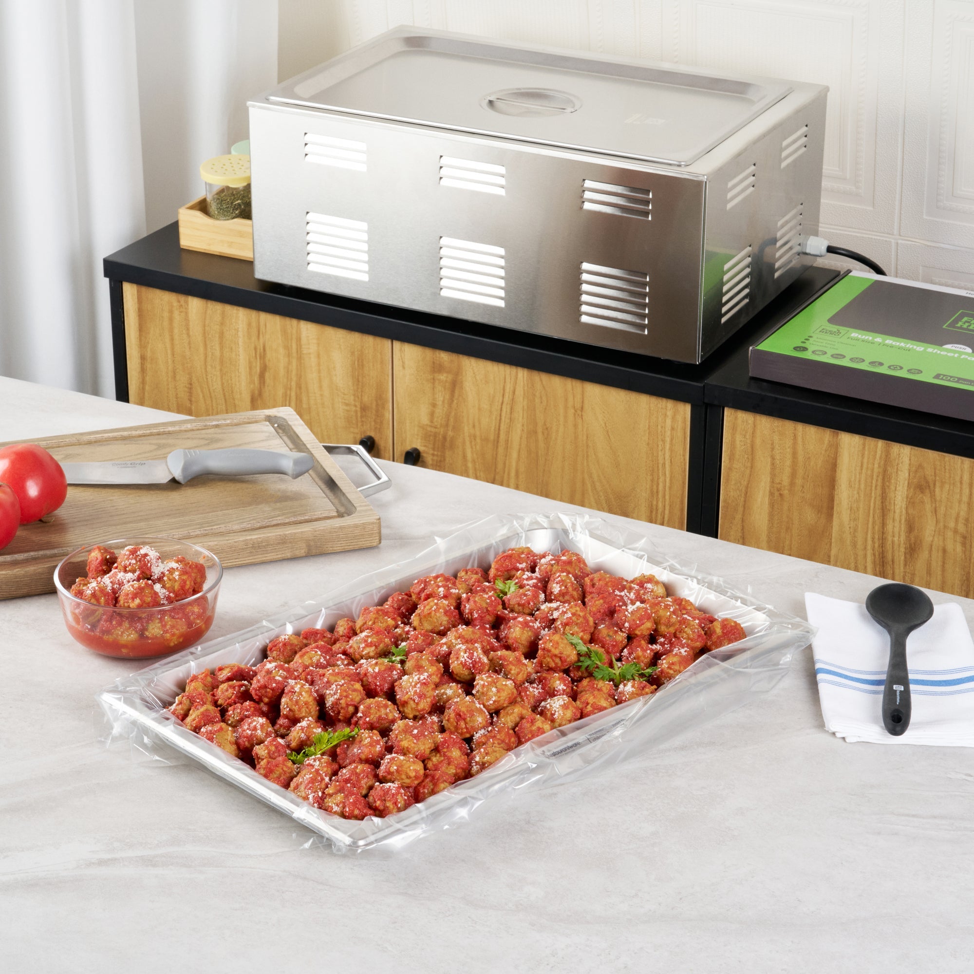 Fresh Hero Nylon Full Size Bun / Baking Sheet Pan Liner - 20 1/2" x 28 1/2" - 100 count box