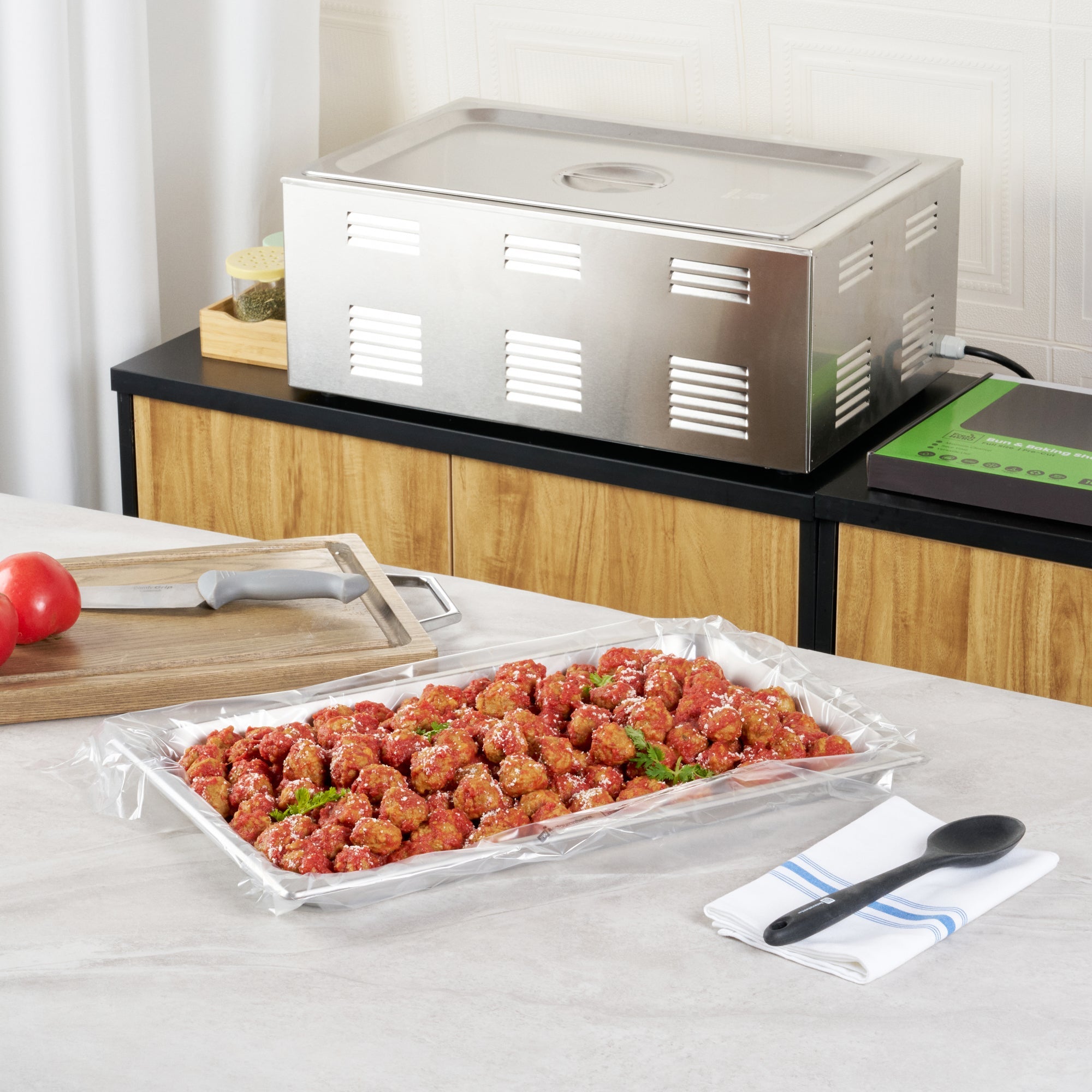 Fresh Hero Nylon Full Size Bun / Baking Sheet Pan Liner - 20 1/2" x 28 1/2" - 100 count box