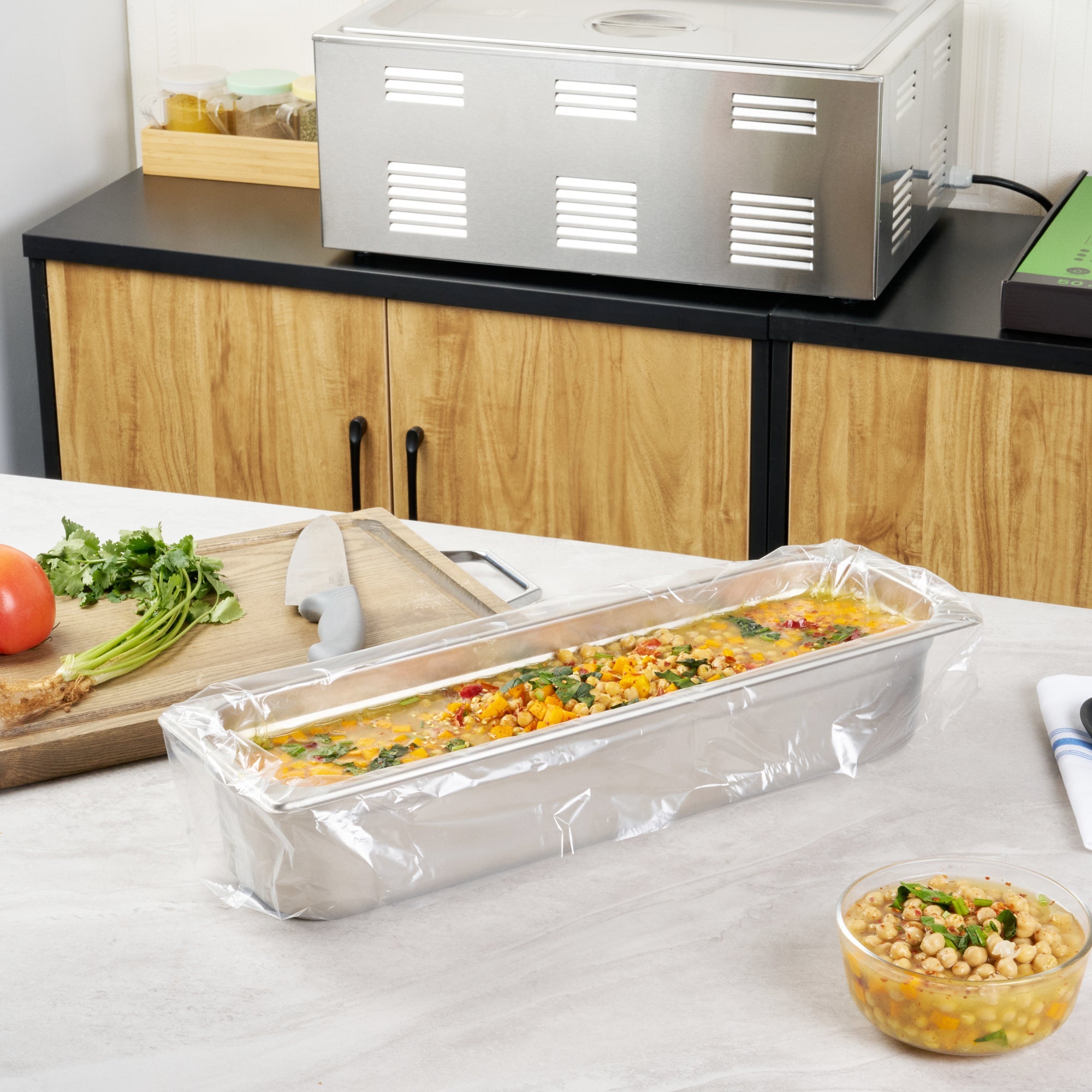 Fresh Hero Nylon Roasting Pan Liner - 4" Depth - 42" x 14" - 50 count box