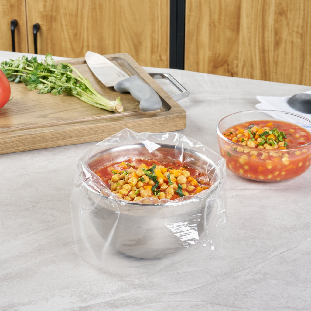 Fresh Hero Round Nylon Pan Liner - Fits 4 qt Round Pans - 12" x 15" - 100 count box