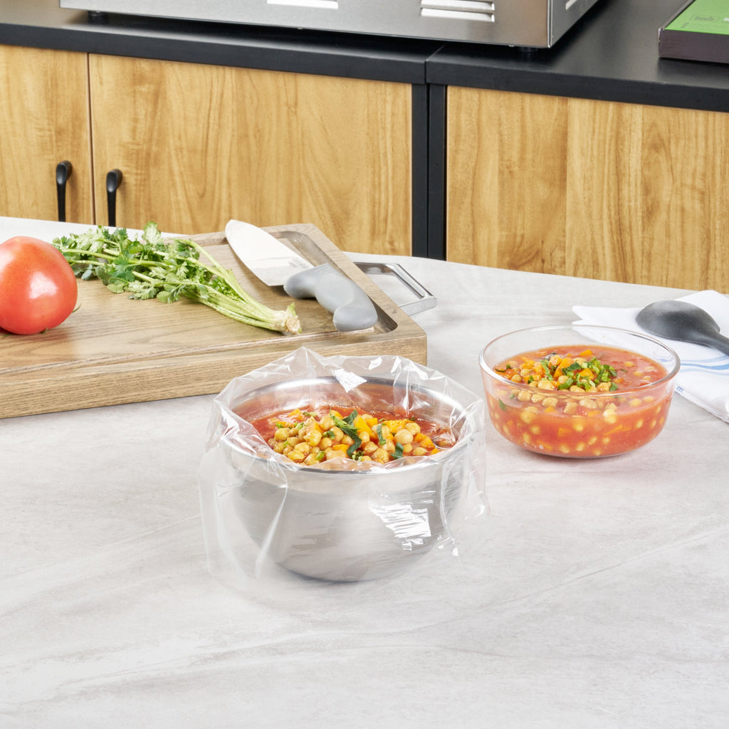 Fresh Hero Round Nylon Pan Liner - Fits 4 qt Round Pans - 12" x 15" - 100 count box