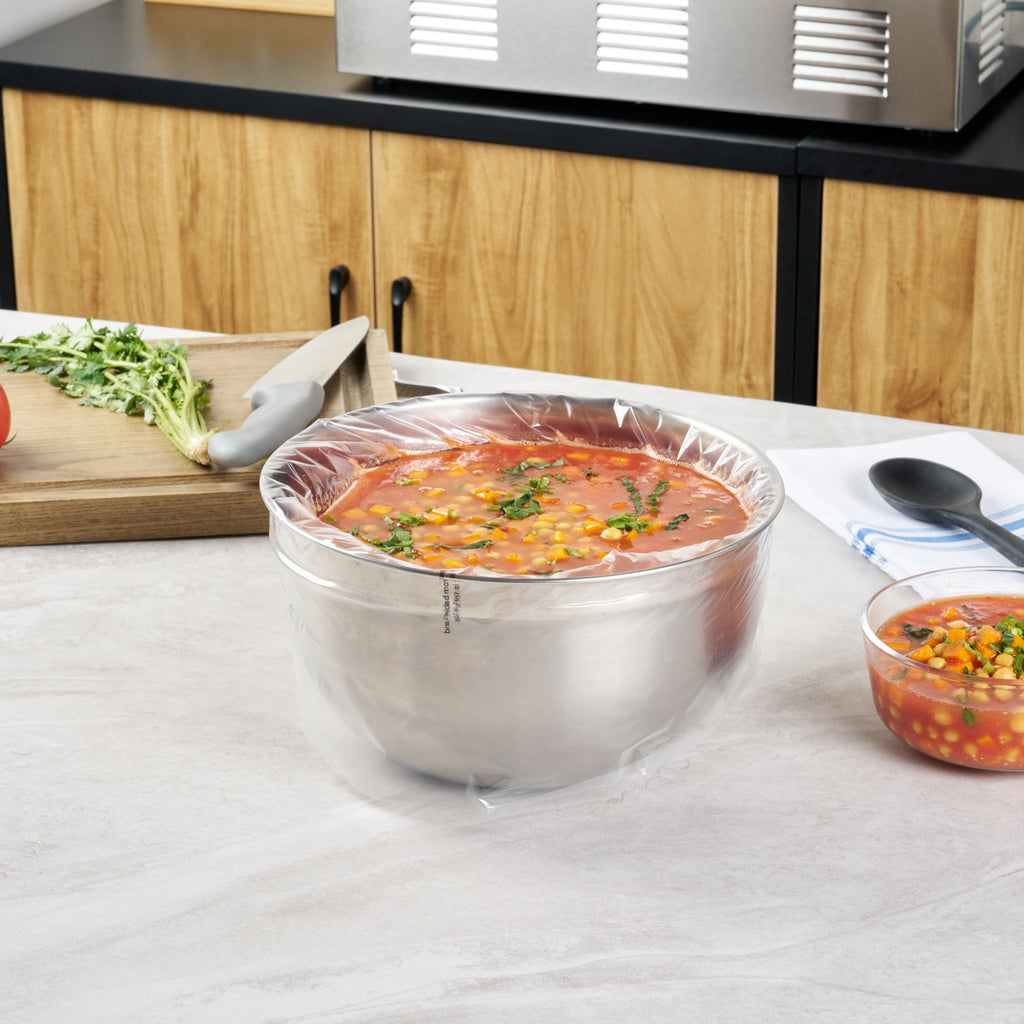 Fresh Hero Round Nylon Pan Liner - Fits 6 and 7 qt Round Pans - 15" x 15" - 100 count box