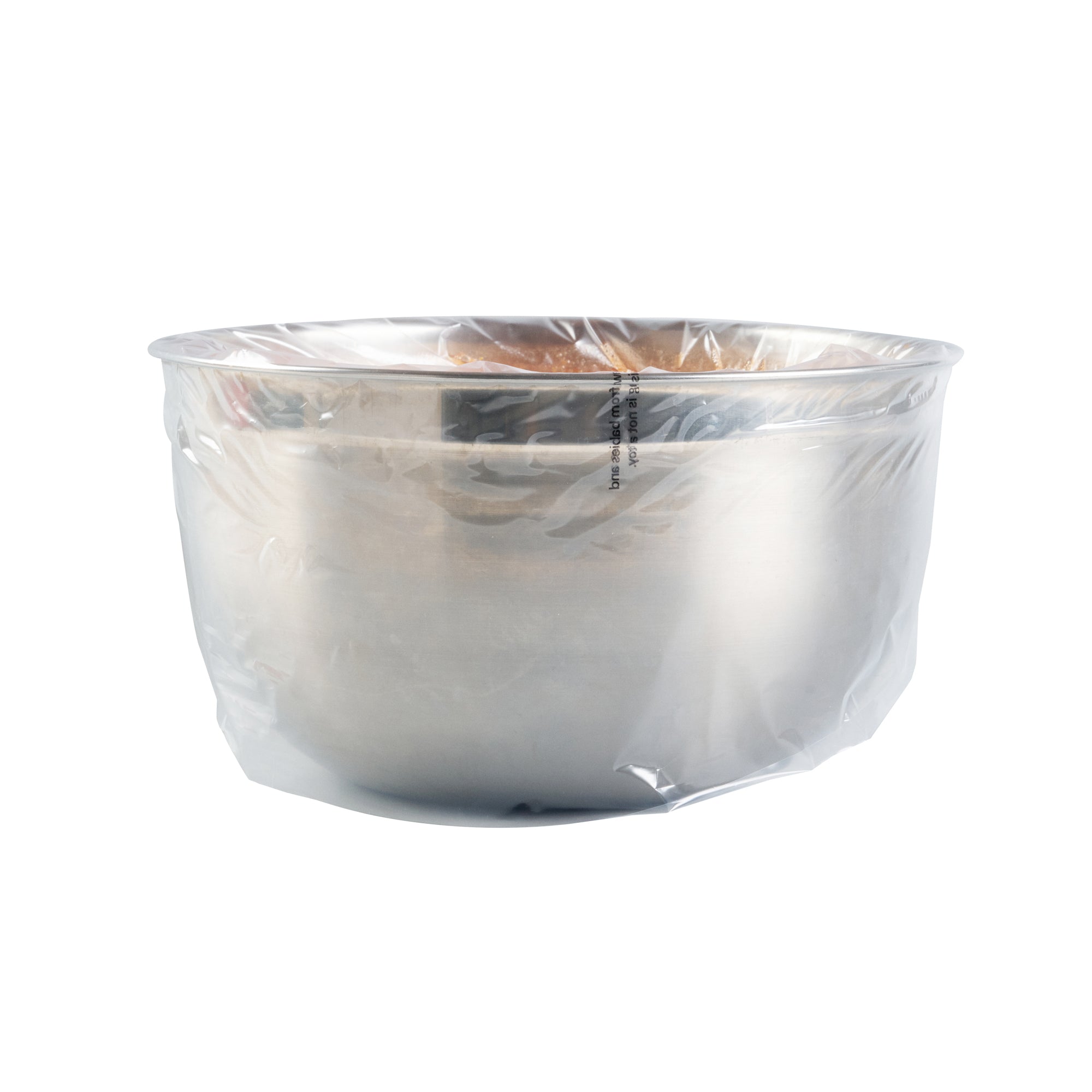 Fresh Hero Round Nylon Pan Liner - Fits 6 and 7 qt Round Pans - 15" x 15" - 100 count box