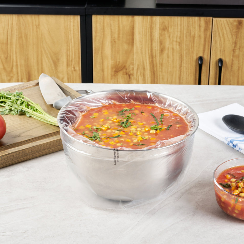 Fresh Hero Round Nylon Pan Liner - Fits 6 and 7 qt Round Pans - 15" x 15" - 100 count box