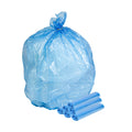 Clean Tek Professional 12 - 16 Gal Blue Plastic Recycling Trash Liner - Linear Low Density, 1 mil - 24" x 33" - 250 count box