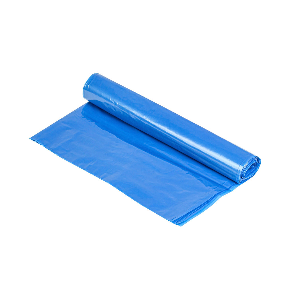 Clean Tek Professional 20 - 30 Gal Blue Plastic Recycling Trash Liner - Linear Low Density, 1 mil - 30" x 36" - 250 count box