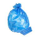 Clean Tek Professional 33 Gal Blue Plastic Recycling Trash Liner - Linear Low Density, 1 mil - 33" x 39" - 150 count box
