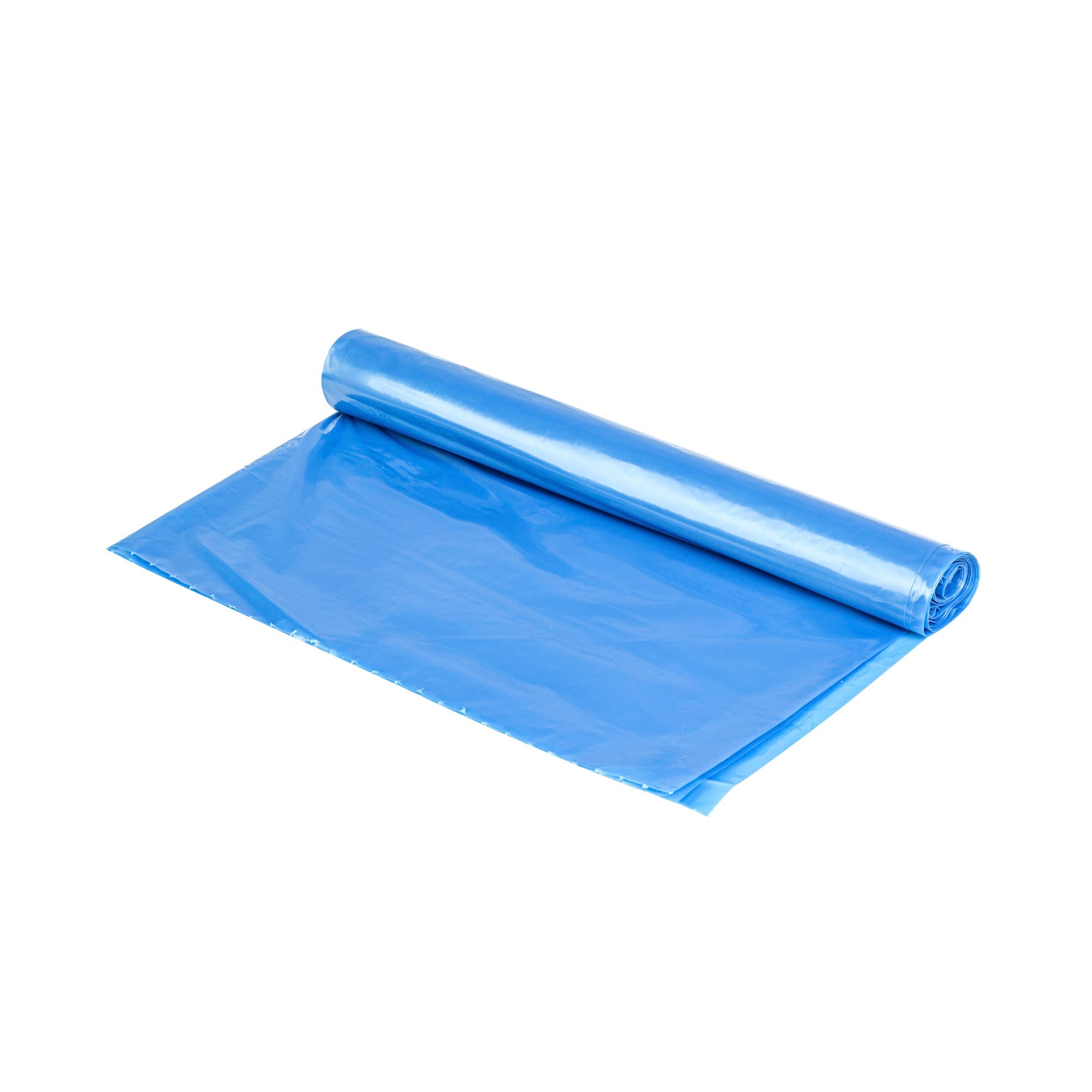 Clean Tek Professional 40 - 45 Gal Blue Plastic Recycling Trash Liner - Linear Low Density, 1.2 mil - 40" x 46" - 100 count box