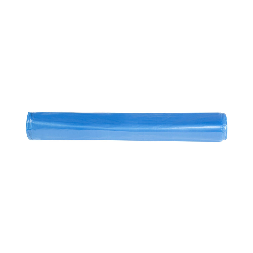 Clean Tek Professional 40 - 45 Gal Blue Plastic Recycling Trash Liner - Linear Low Density, 1.2 mil - 40" x 46" - 100 count box
