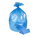 Clean Tek Professional 55 Gal Blue Plastic Recycling Trash Liner - Linear Low Density, 1.5 mil - 39" x 58" - 100 count box