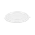 Bento Tek Round Clear Plastic Lid - Fits 23 oz To Go Box - 6" x 6" - 50 count box