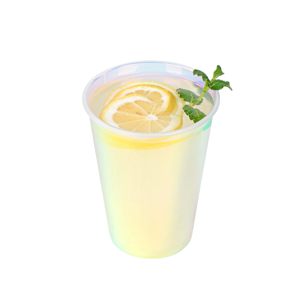 Bev Tek 12 oz Iridescent Plastic Hot / Cold Drinking Cup - 25 count box