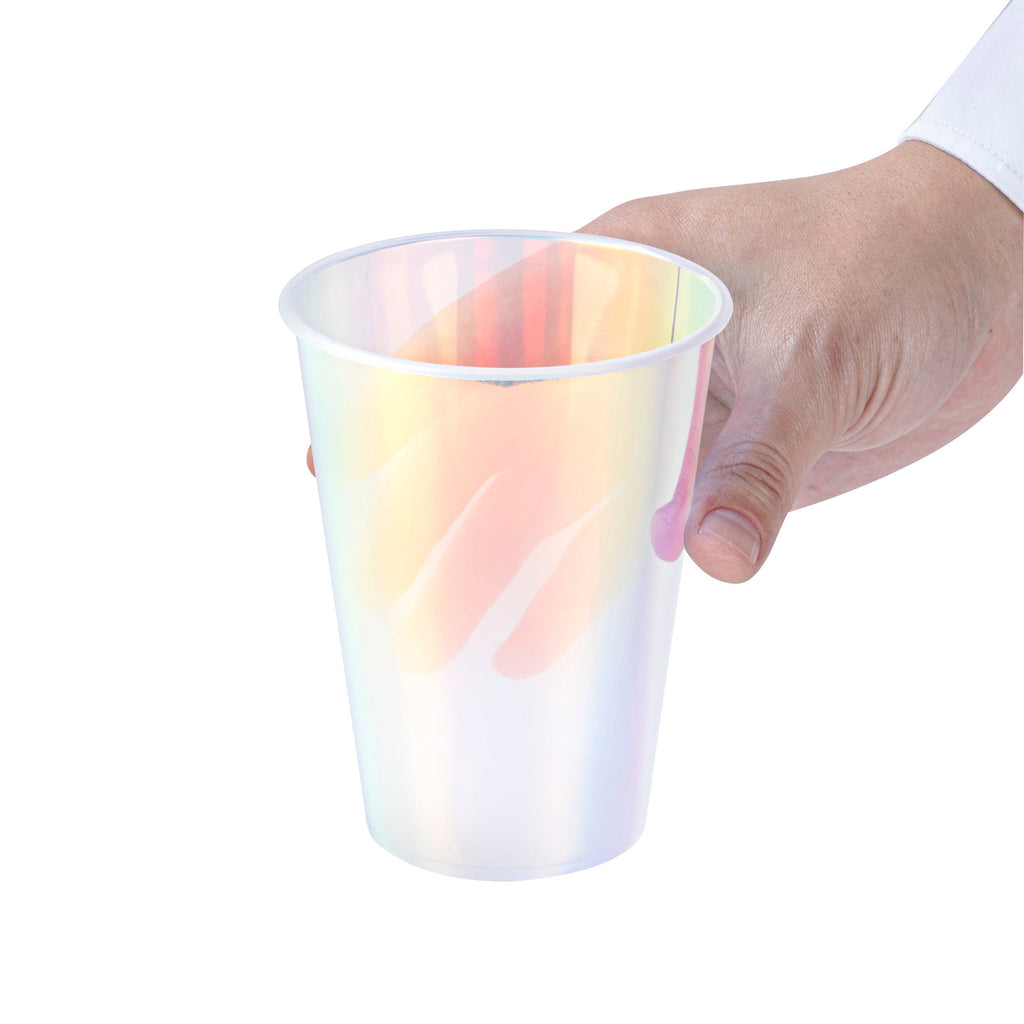 Bev Tek 12 oz Iridescent Plastic Hot / Cold Drinking Cup - 500 count box