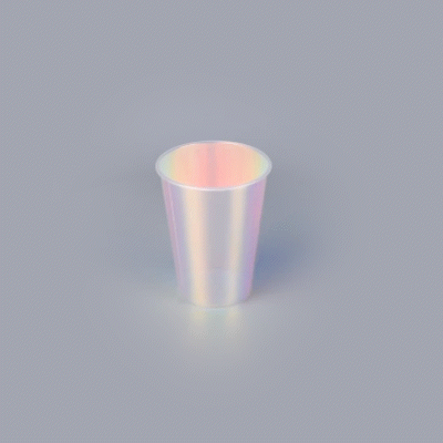 Bev Tek 12 oz Iridescent Plastic Hot / Cold Drinking Cup - 500 count box