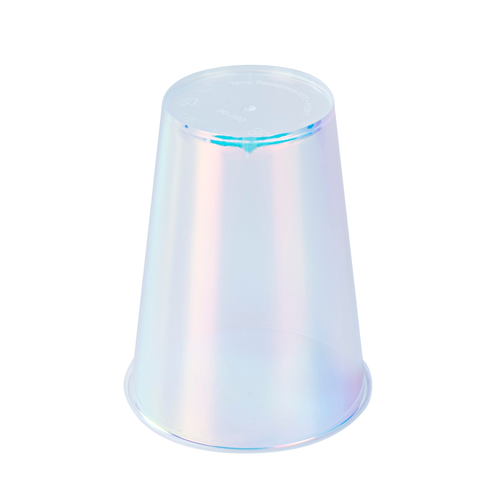 Bev Tek 12 oz Iridescent Plastic Hot / Cold Drinking Cup - 500 count box