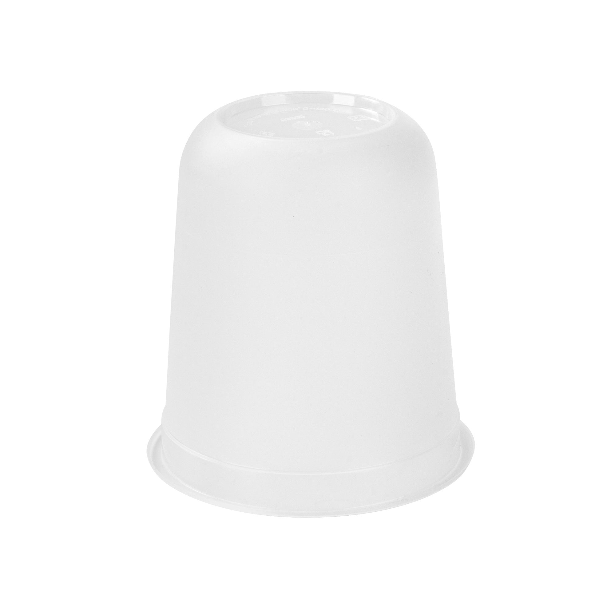 Bev Tek 13 oz U-Shape Frosted Plastic Hot / Cold Drinking Cup - 25 count box