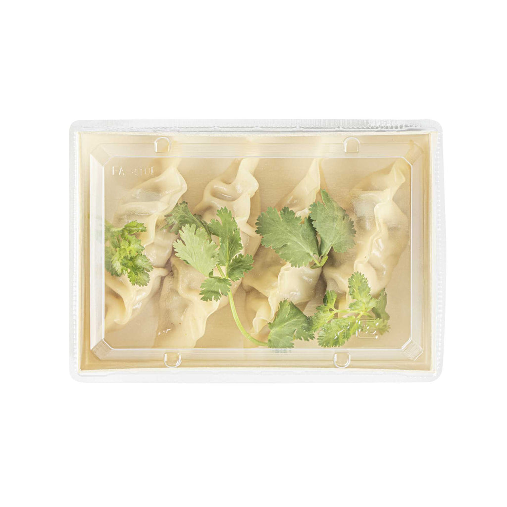 Taipei Rectangle Clear Plastic Lid - Fits 25 oz Bento Box - 10 count box