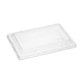 Taipei Rectangle Clear Plastic Lid - Fits 25 oz Bento Box - 100 count box