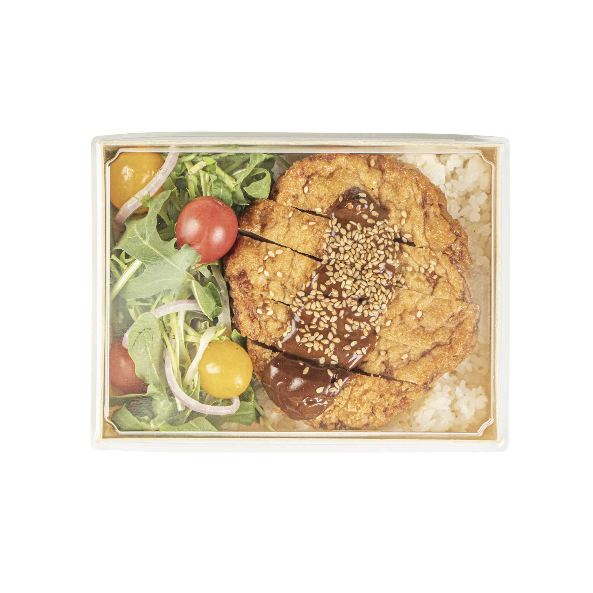Taipei Rectangle Clear Plastic Lid - Fits 24 oz Bento Box - 10 count box