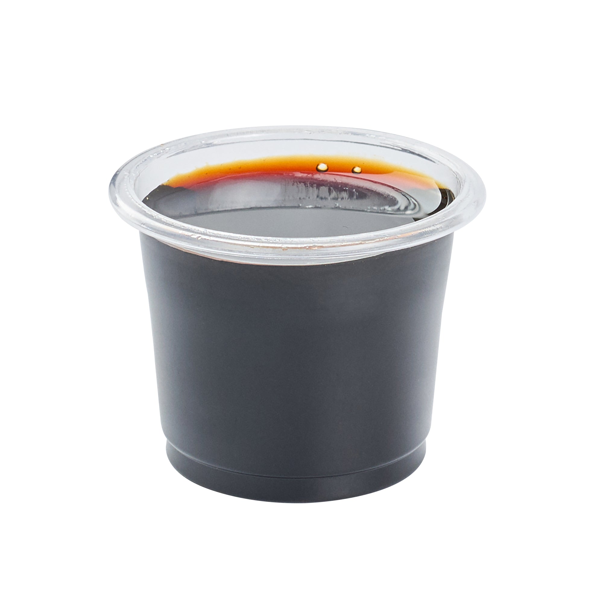 Basic Nature 1 oz Clear PLA Plastic Portion Cup - Compostable - 2000 count box