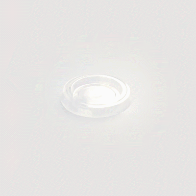 Basic Nature Clear PLA Plastic Lid - Fits 1 oz Portion Cup, Compostable - 100 count box