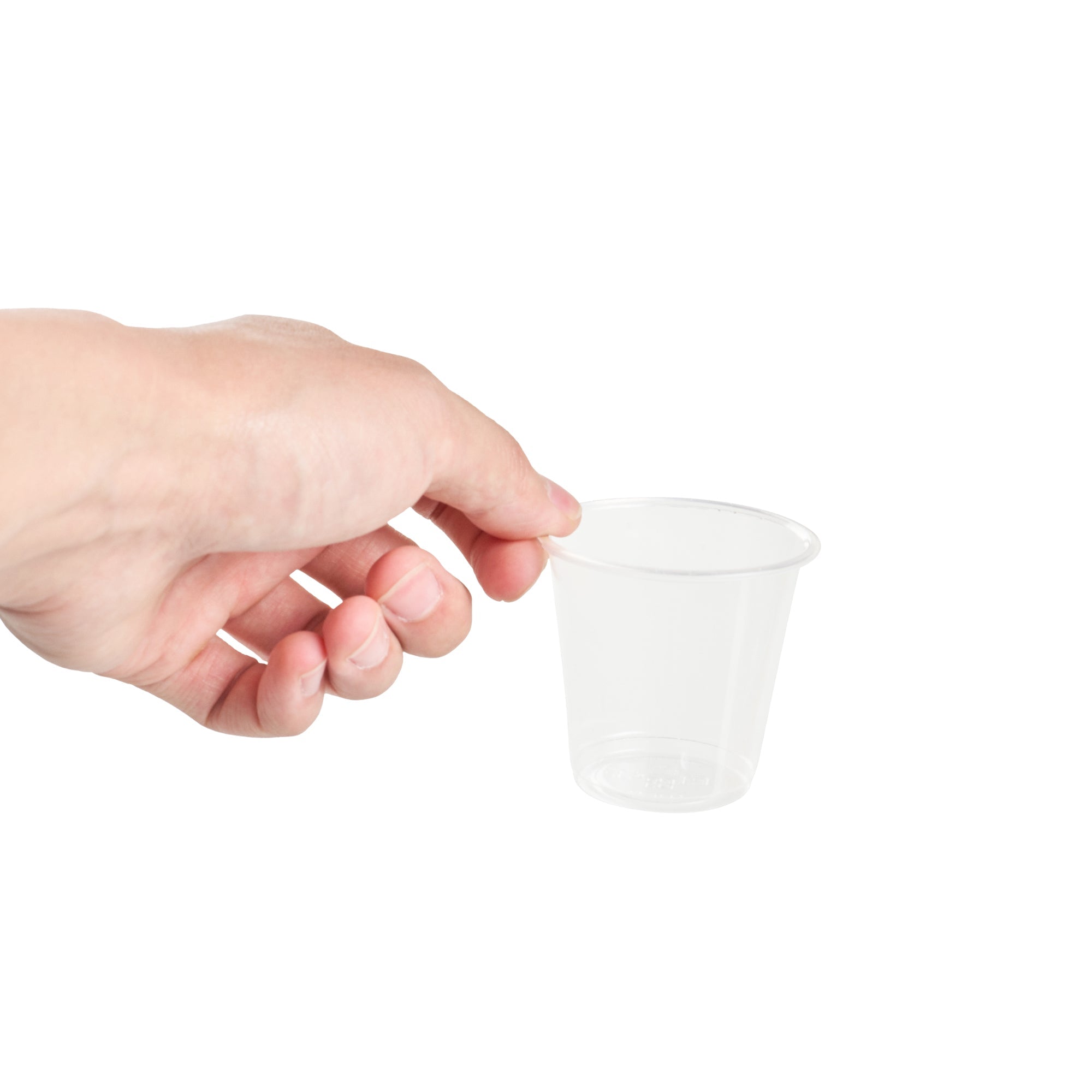 Basic Nature 3 oz Clear PLA Plastic Portion Cup - Compostable - 2000 count box