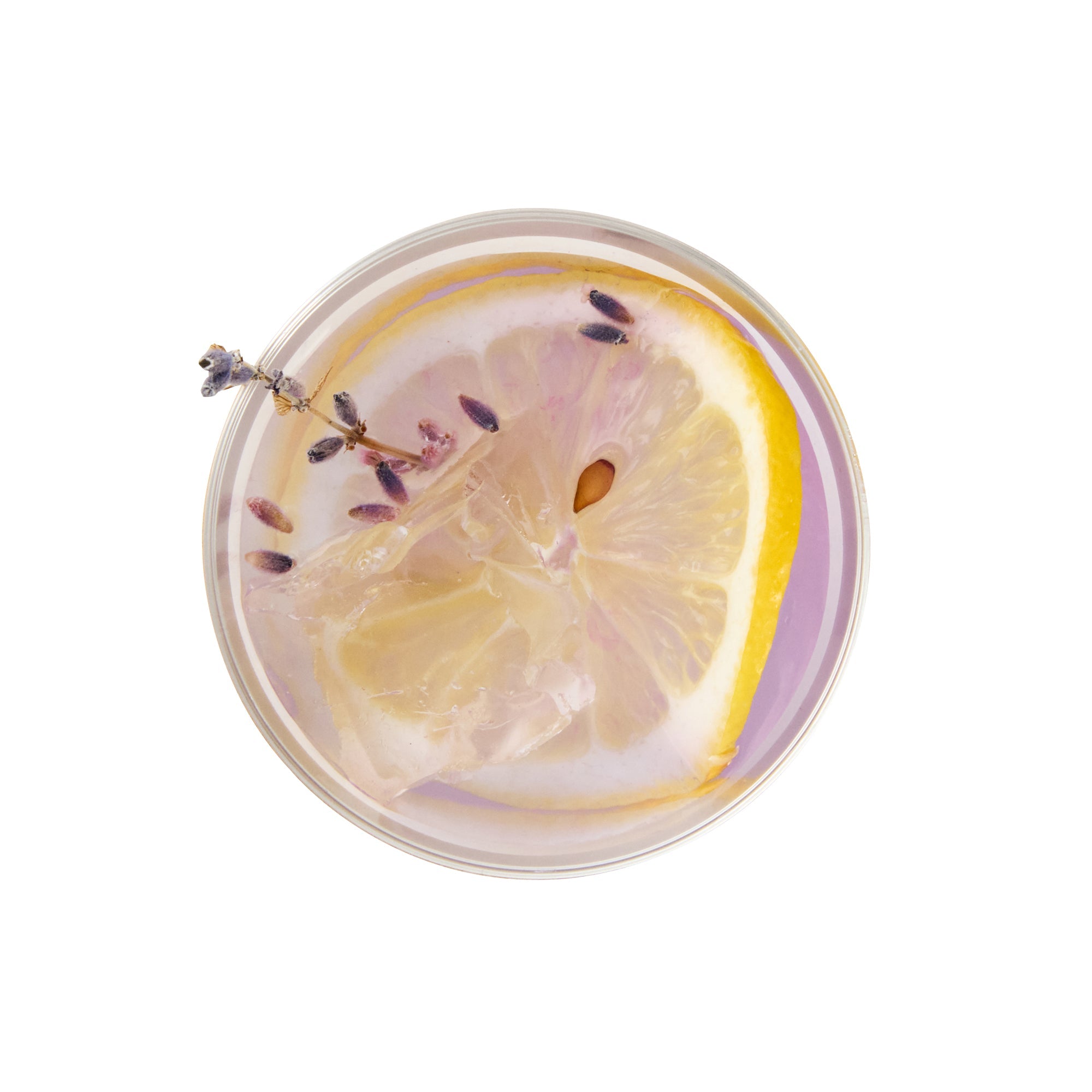 Chef 101 5 oz Clear Plastic Tumbler - with Gold Rim - 2 3/4" x 2 3/4" x 2 1/4" - 20 count box