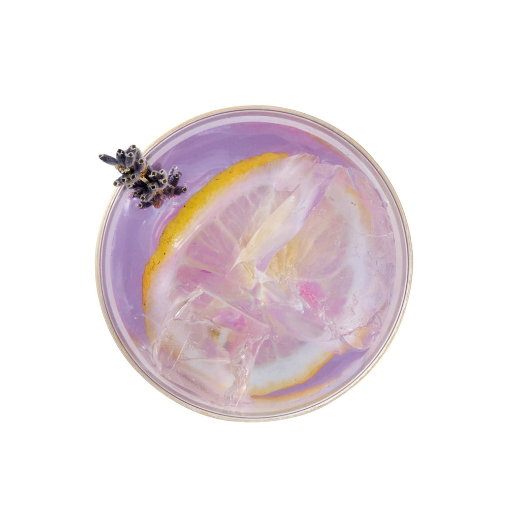 Chef 101 10 oz Clear Plastic Tumbler - with Gold Rim - 3" x 3" x 3 3/4" - 500 count box