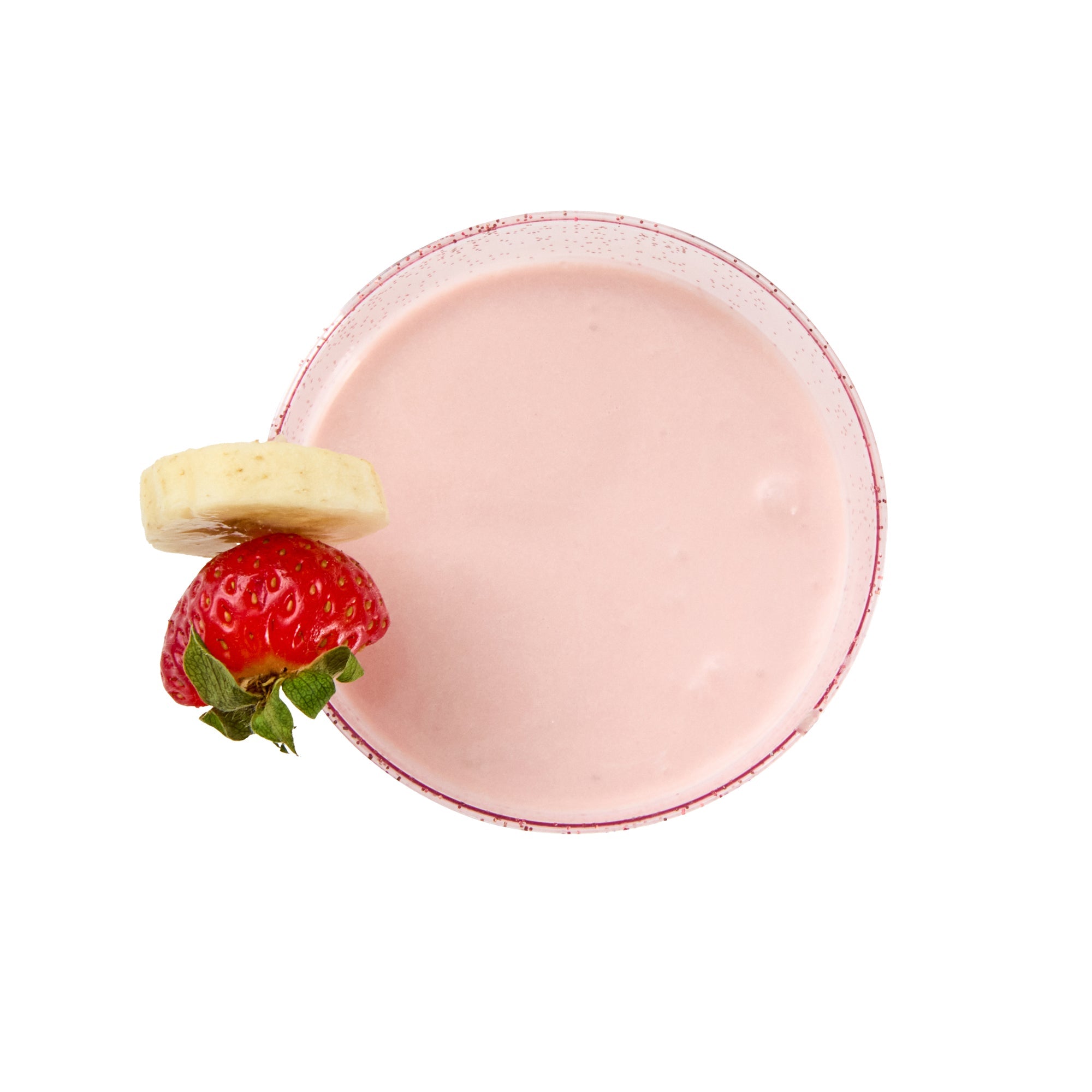 Chef 101 12 oz Pink Glitter Plastic Tumbler - 3" x 3" x 4 1/4" - 20 count box