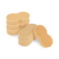 Clean Tek Professional Jumbo Beige Sponge - 8 3/4" x 4 1/4" x 2 1/4" - 1 count box