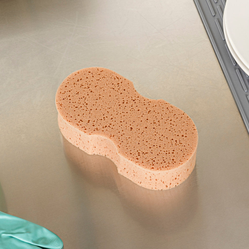 Clean Tek Professional Jumbo Beige Sponge - 8 3/4" x 4 1/4" x 2 1/4" - 100 count box