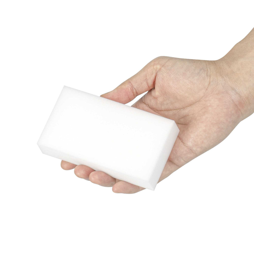 Clean Tek Professional White Eraser Sponge - 4 3/4" x 2 1/2" x 1" - 3 count box