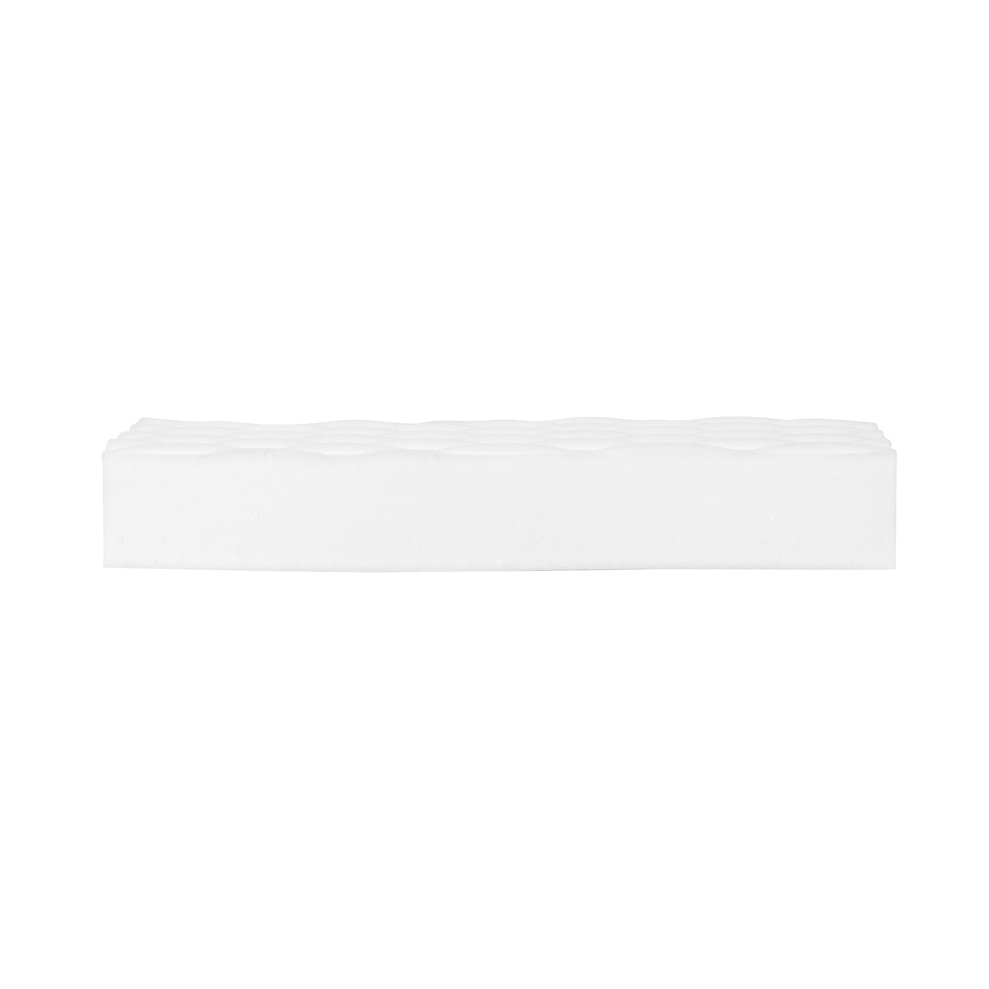 Clean Tek Professional Extra Power White Eraser Sponge - Textured - 4 1/2" x 2 1/2" x 3/4" - 60 count box