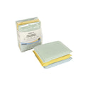 Clean Tek Professional Multi-Purpose Assorted Scrub Sponge - Blue, Yellow, and Green, Non-Scratch - 4 1/2" x 3 1/2" x 3/4" - 3 count box