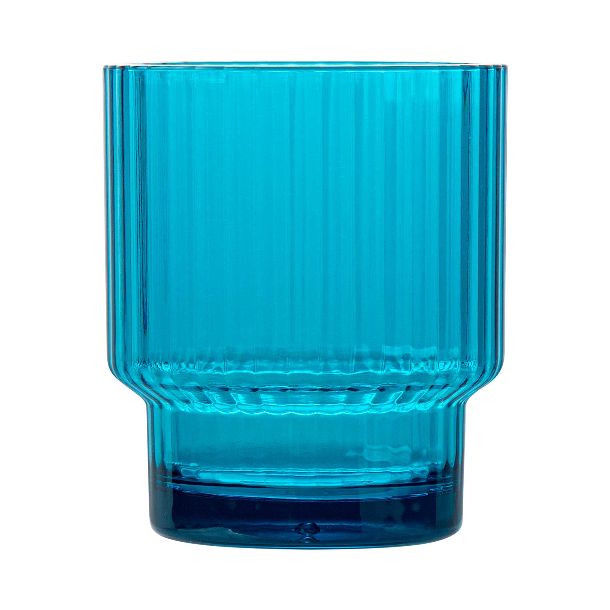 Bev Tek 11 oz Blue SAN Plastic Tumbler - Stackable - 6 count box