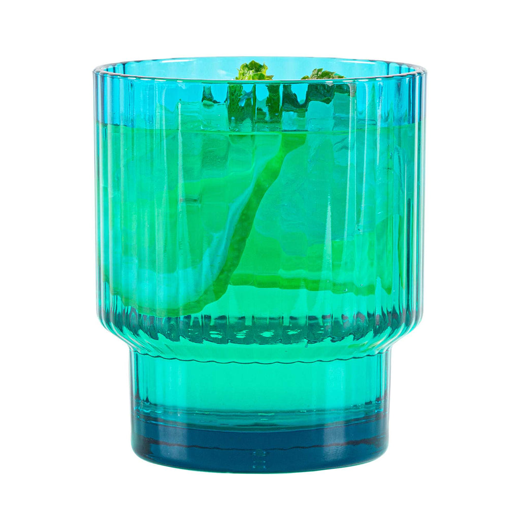Bev Tek 11 oz Blue SAN Plastic Tumbler - Stackable - 48 count box
