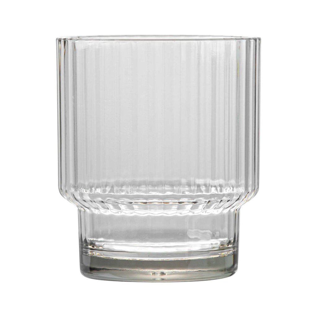 Bev Tek 11 oz Clear SAN Plastic Tumbler - Stackable - 6 count box