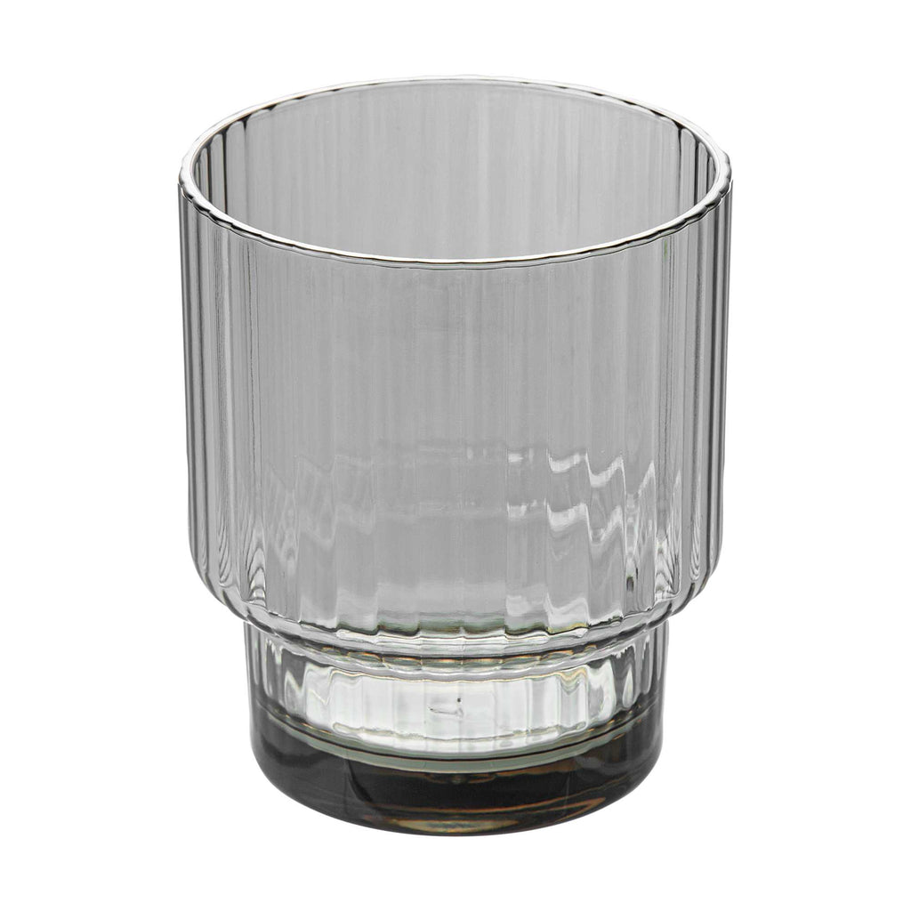 Bev Tek 11 oz Gray SAN Plastic Tumbler - Stackable - 6 count box