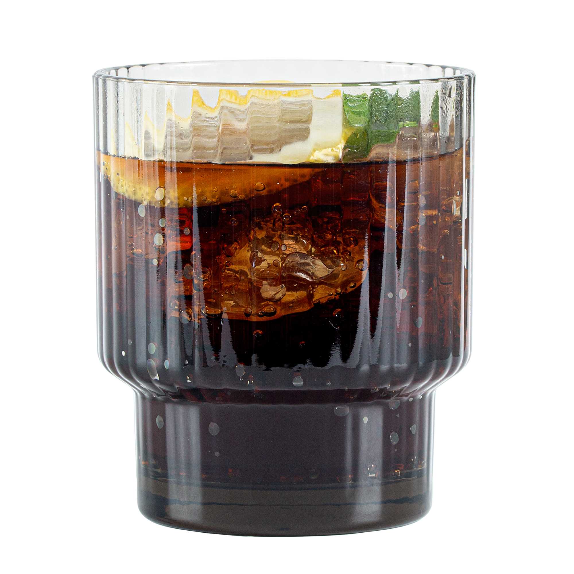 Bev Tek 11 oz Gray SAN Plastic Tumbler - Stackable - 6 count box