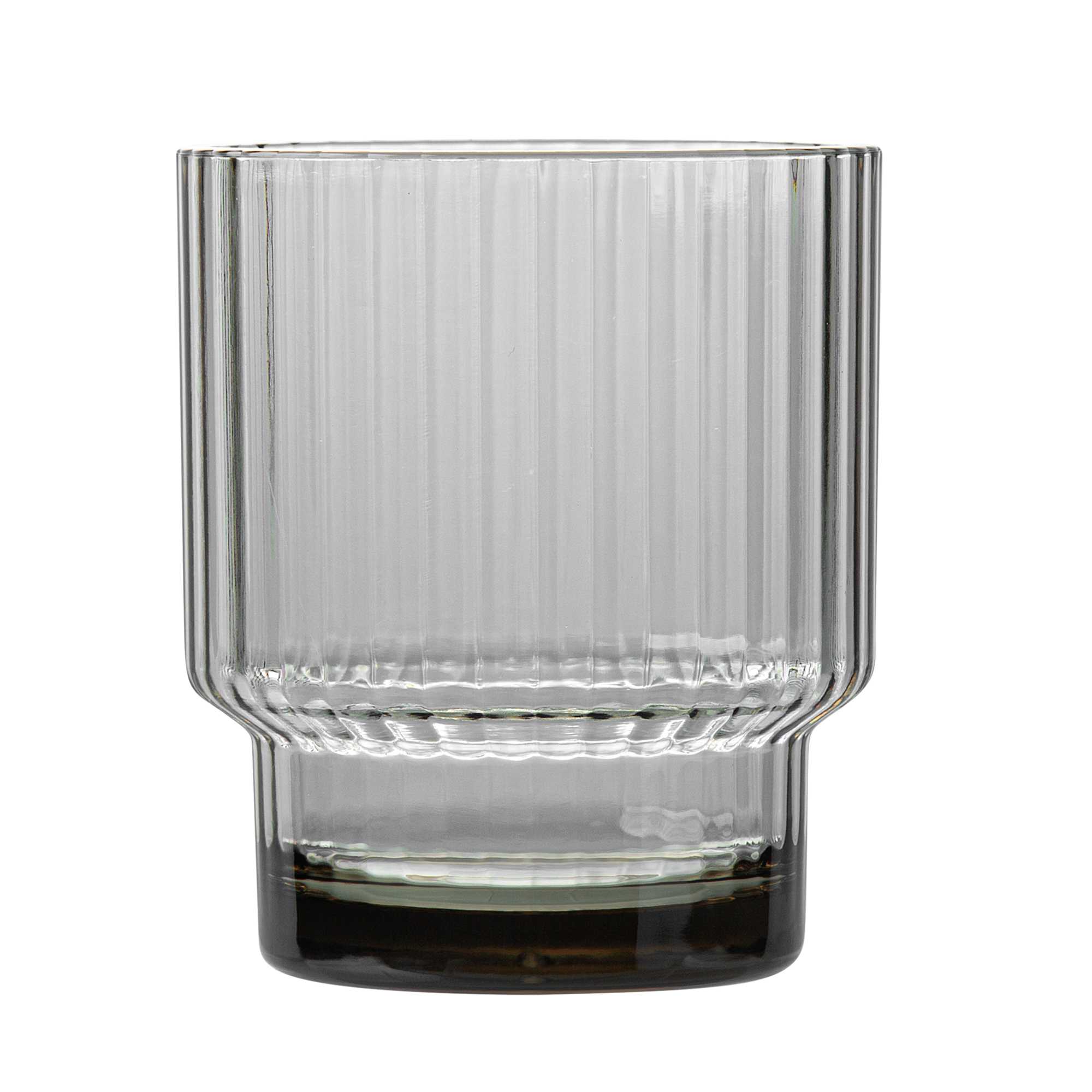 Bev Tek 11 oz Gray SAN Plastic Tumbler - Stackable - 6 count box