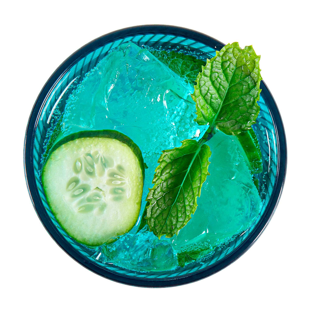 Bev Tek 14 oz Blue SAN Plastic Tumbler - 6 count box