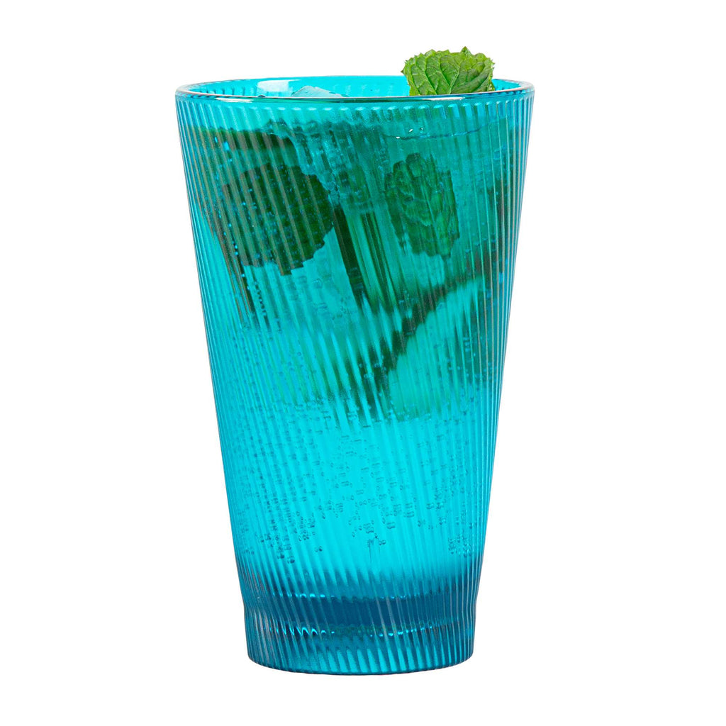 Bev Tek 14 oz Blue SAN Plastic Tumbler - 48 count box