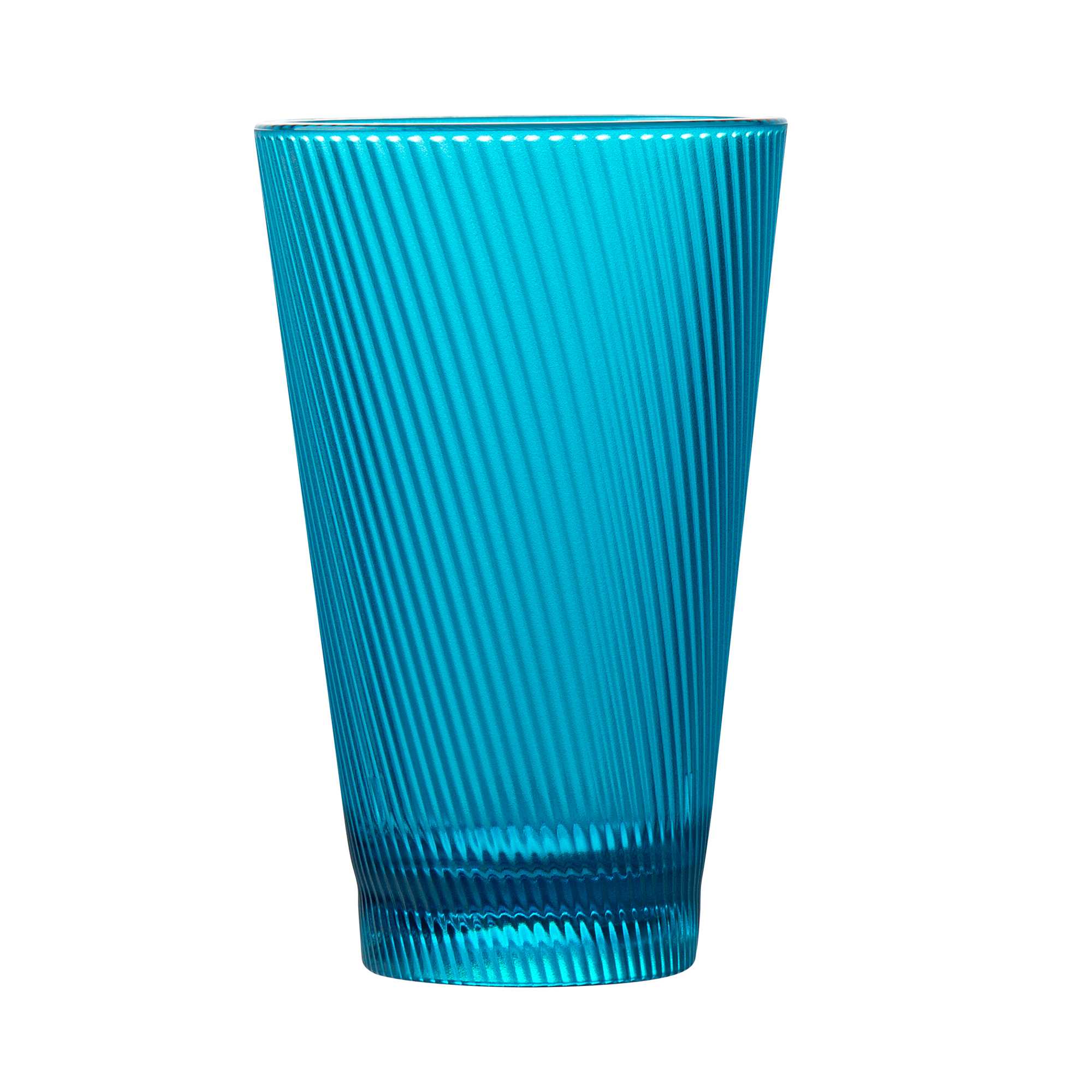 Bev Tek 14 oz Blue SAN Plastic Tumbler - 48 count box
