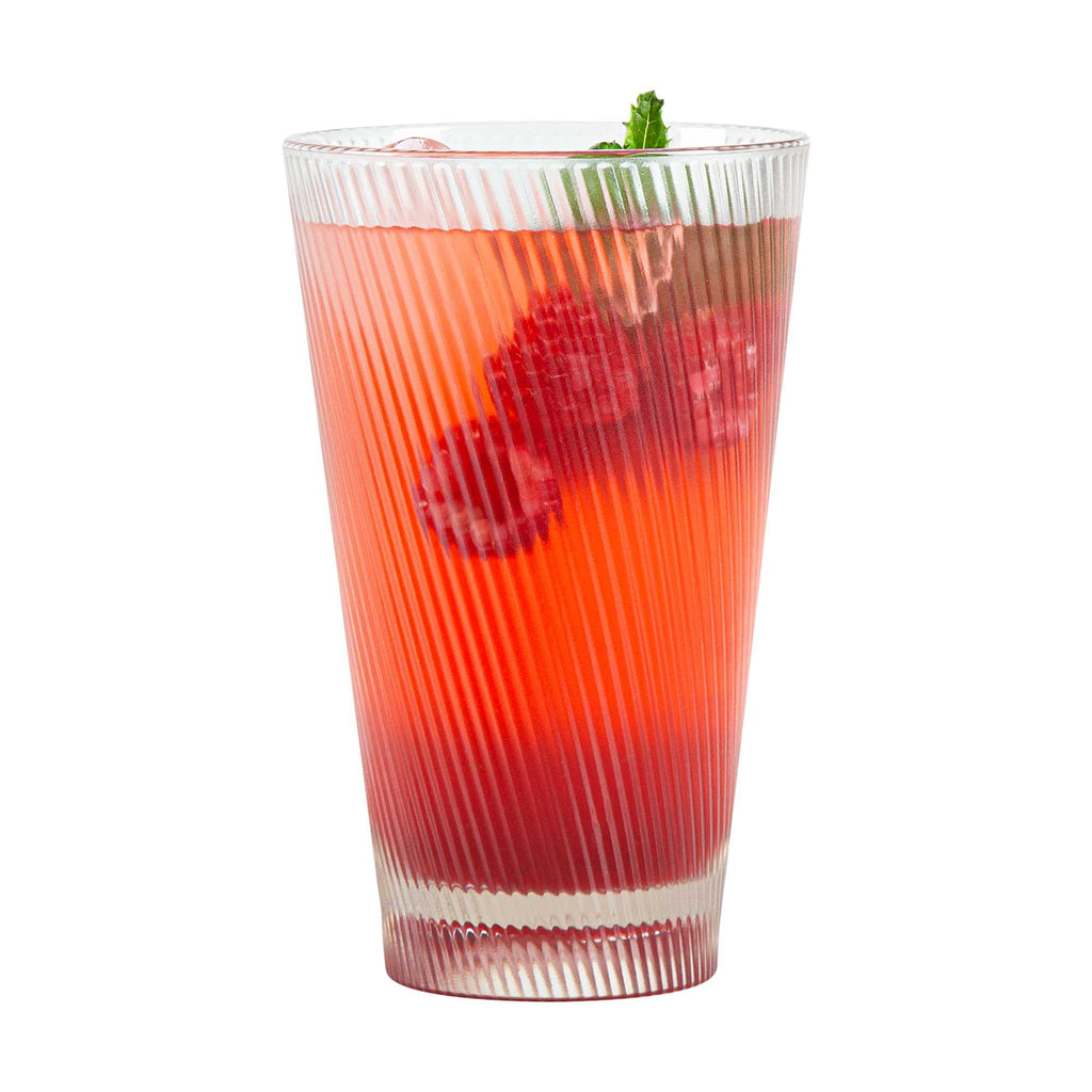 Bev Tek 14 oz Clear SAN Plastic Tumbler - 6 count box