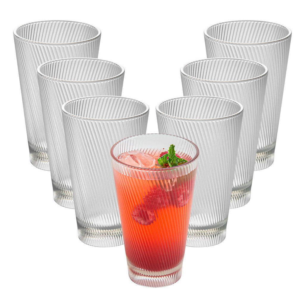Bev Tek 14 oz Clear SAN Plastic Tumbler - 48 count box