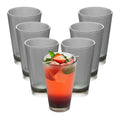 Bev Tek 14 oz Gray SAN Plastic Tumbler - 6 count box