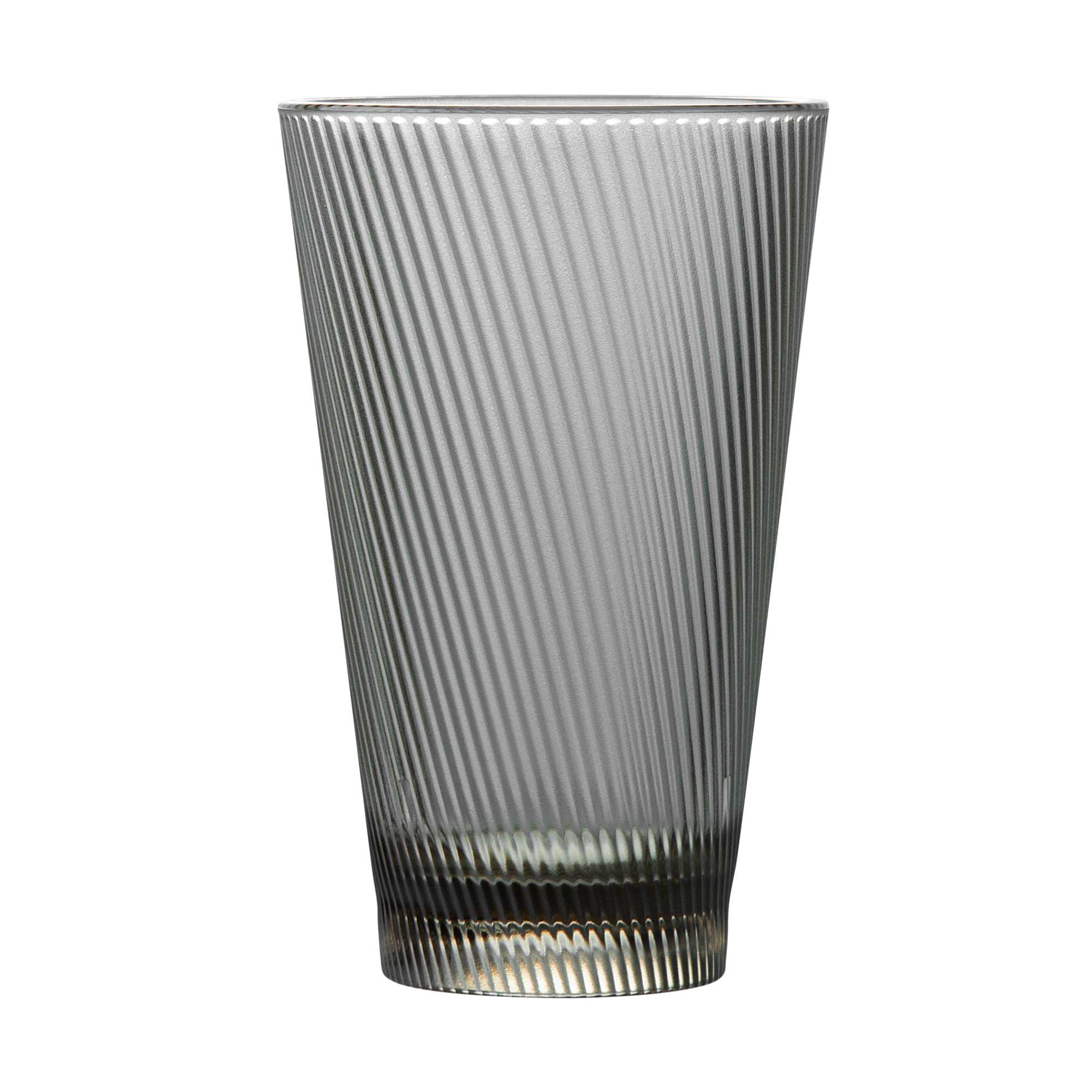 Bev Tek 14 oz Gray SAN Plastic Tumbler - 48 count box